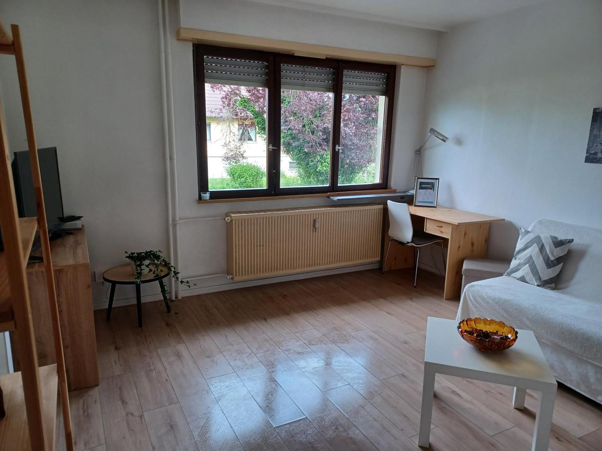 Studio Rdc Calme Avec Parking Ferme Pres Autoroute Et Tram C Mulhouse Eksteriør bilde